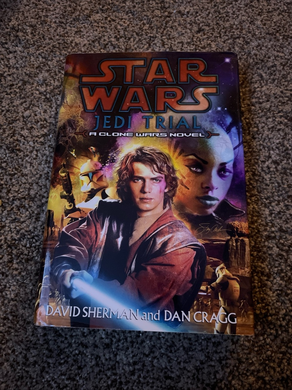 Star Wars Jedi Trial Novel - Red and Purple Cover